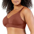 PARFAIT Dalis P5641 Women's Full Busted and Curvy Wire Free Bralette - Spice