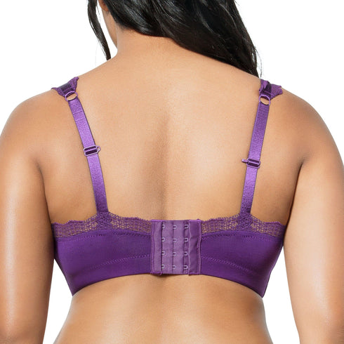 PARFAIT Dalis P5641 Women's Full Busted and Curvy Wire Free Bralette - Amethyst