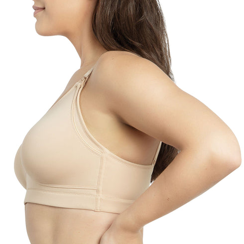 PARFAIT Erika P58611 Women Full Bust Smooth Seamless Wire-Free Nursing Bra - Bare