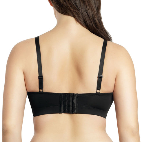 PARFAIT Erika P58611 Women Full Bust Smooth Seamless Wire-Free Nursing Bra - Black