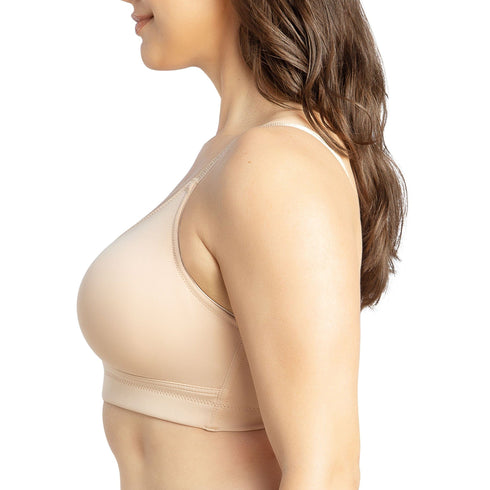 PARFAIT Erika P5861 Women Full Bust Smooth Seamless Wire-Free Bralette Bra - Bare