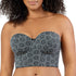 PARFAIT Marissa P50117 Women's Full Bust and Full Figure Strapless Longline Bra - Black Mosaic