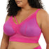 PARFAIT Mia Dot P6011 Women's Full Busted Lightly Padded Wire Free Bra - Bright pink
