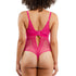 PARFAIT Mia Dot P6017 Women's Sexy Wire-free Bodysuit Lingerie - Bright Pink