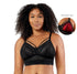 PARFAIT Mia Dot P6011 Women's Full Busted Lightly Padded Wire Free Bra - Black