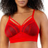 PARFAIT Mia Dot P6011 Women's Full Busted Lightly Padded Wire Free Bra - Racing Red