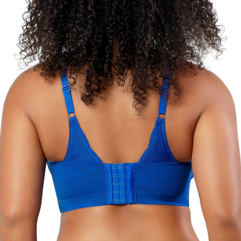 PARFAIT Mia Lace P5951 Women's Full Busted Lightly Padded Wire Free Bra - Sapphire