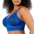 PARFAIT Mia Lace P5951 Women's Full Busted Lightly Padded Wire Free Bra - Sapphire