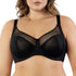 PARFAIT Paige A1672 Women's Lace Mesh Full Busted Wired Unlined Bra - Black