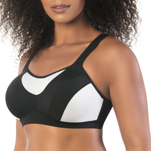 PARFAIT Women's Dynamic P5541 Full Bust Bounce Control Sports Bra - Black