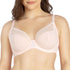 PARFAIT Shea P6062 Women's Full Bust Mesh Plunge Unlined Wired Bra - Petal Pink