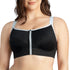 PARFAIT Wave P6052 Women's Wire-Free Front Closure Sports Bra - Black