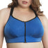 PARFAIT Wave P6052 Women's Wire-Free Front Closure Sports Bra - Nautical Blue