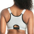 PARFAIT Wave P6052 Women's Wire-Free Front Closure Sports Bra - Silver