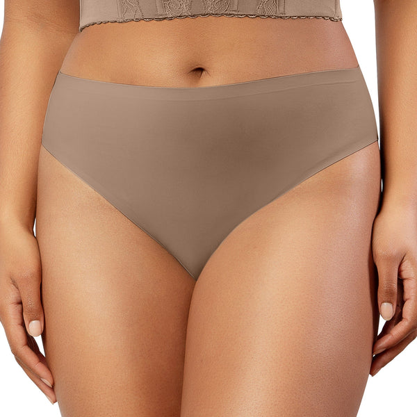 PARFAIT Bonded French Cut PP5031 Body Smoothing Panties with No Visible Panty Lines - Mid Nude