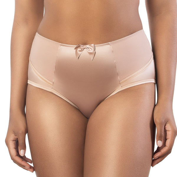 PARFAIT Charlotte 6917 Women's Full Figured Curvy High Waist Brief Vintage  - T. Nude