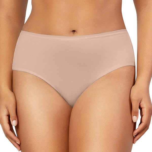 PARFAIT Cozy Brief PP5032 Cotton Like Fabric Full Coverage - Bare