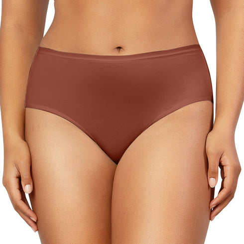 PARFAIT Cozy Brief PP5032 Cotton Like Fabric Full Coverage - Spice