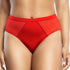 PARFAIT Micro Dressy PP306 French Cut High Waisted Sexy Sheer Panties - Racing Red