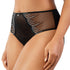 PARFAIT Pearl P6093 Full Coverage High Waisted French Cut - Black