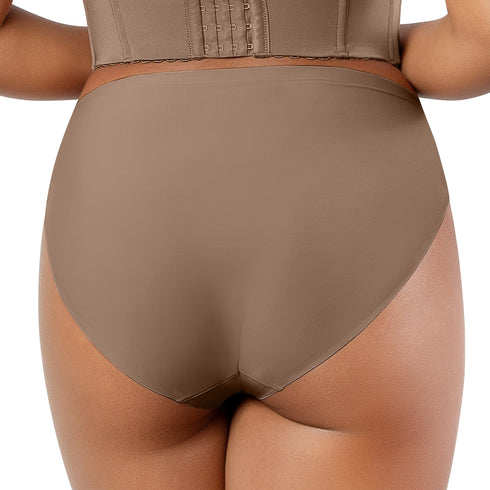 PARFAIT Bonded French Cut PP5031 Body Smoothing Panties with No Visible Panty Lines - Mid Nude
