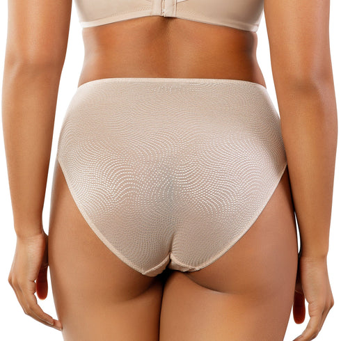 PARFAIT Pearl P6093 Full Coverage High Waisted French Cut - Cameo Rose