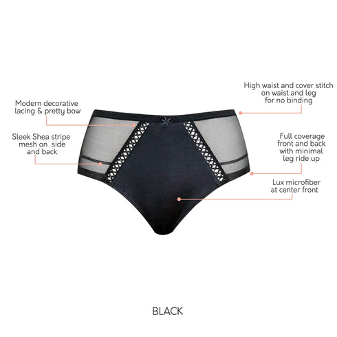 PARFAIT Shea Full Coverage Brief P60632 - Black