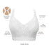 PARFAIT Adriana P5482 Women's Curvy and Full Bust Supportive Wire-free Lace Bra - Pearl white