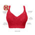 PARFAIT Adriana P5482 Women's Curvy and Full Bust Supportive Wire-free Lace Bra - Racing red