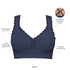 PARFAIT Dalis P5641 Women's Full Busted and Curvy Wire Free Bralette - Navy