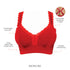 PARFAIT Dalis P5641 Women's Full Busted and Curvy Wire Free Bralette - Racing Red