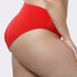 PARFAIT Micro Dressy PP306 French Cut High Waisted Sexy Sheer Panties (2 Pack) - Racing Red