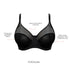 PARFAIT Paige A1672 Women's Lace Mesh Full Busted Wired Unlined Bra - Black