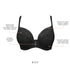 PARFAIT Shea P6062 Women's Full Bust Mesh Plunge Unlined Wired Bra - Black
