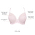 PARFAIT Shea P6062 Women's Full Bust Mesh Plunge Unlined Wired Bra - Petal Pink