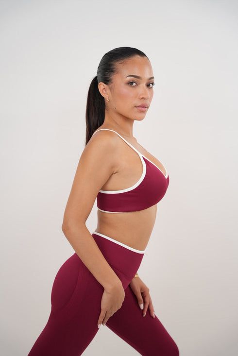 Passion is Power Red Sports Bra