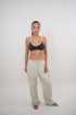 I Accept Change with Grace Beige Versatile Relaxed Fit Pant
