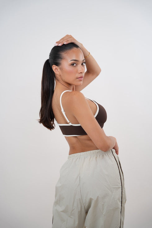 I Accept Change with Grace Beige Versatile Relaxed Fit Pant