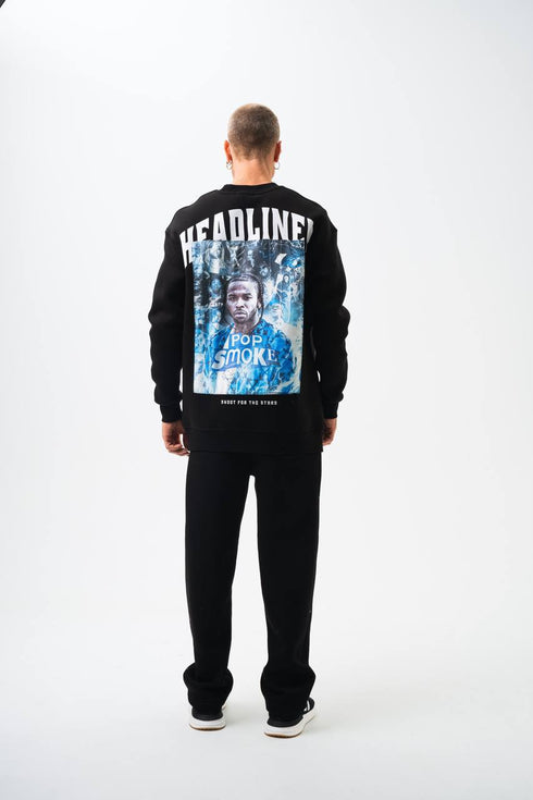 Pop Smoke "Headliner" Graphic Unisex Oversized Sweatshirt