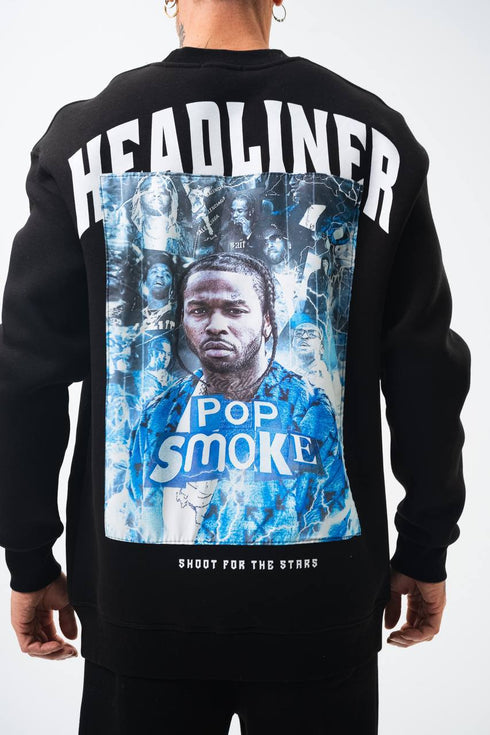 Pop Smoke "Headliner" Graphic Unisex Oversized Sweatshirt