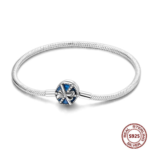 925 Sterling Silver Heart Charm Bracelet with AAA Zircon – Trendy and Elegant Jewelry for Women, Perfect for Parties & Special Occasions