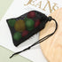 1PC Durable Nylon Mesh Drawstring Storage Pouch Bag Multi Purpose Home Travel Outdoor Activity Pouch Laundry Bag Stuff Sack