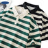 Striped Short Sleeve POLO Shirt for Men-Casual T Shirts