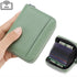 14/20 Slots Credit Card Holder Wallet RFID Blocking Slim Genuine Leather Card Organizer Zipper Pocket ID Card Pouch Coin Purse