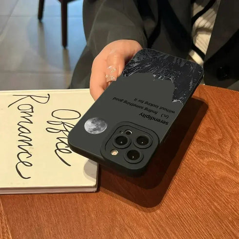 Gothic Style Phone Case For iPhone-Black Soft Silicone iPhone Cover