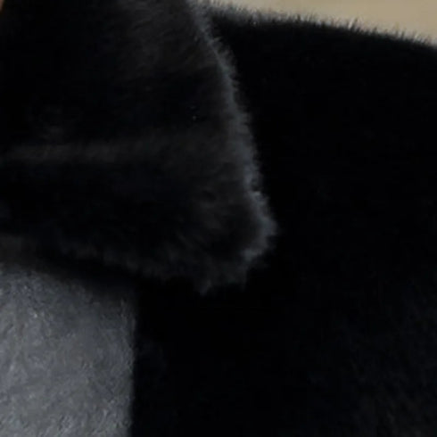 Men's Premium Faux Leather Motorcycle Jacket – Winter Warm Short Coat with Trendy Lapel Design