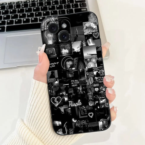 Jueeboy Protective Soft Silicone Phone Case – Cute and Artistic Designs for iPhone 14 Series