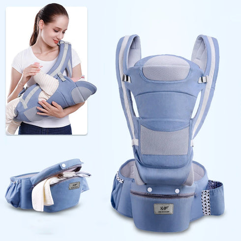 Multi-Functional Ergonomic Baby Carrier – 9-in-1 Design for Newborns to Toddlers