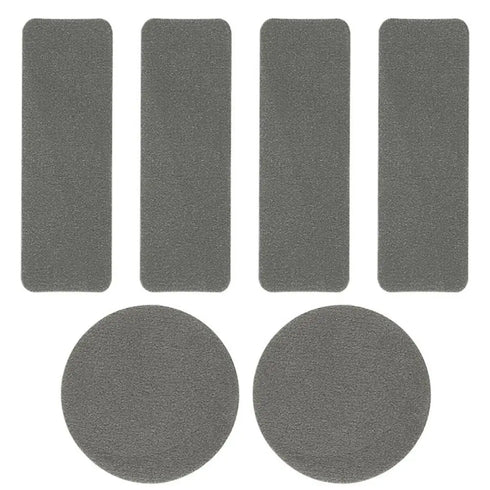 6pcs Accessories Self-Adhesive Shoe Repair Patch Microfiber Leather Durable Heel Hole Pads Universal Sneaker Repair Pads
