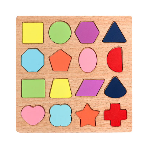 Wooden Alphabet & Number Puzzle Board – Montessori Educational Game for Kids Ages 2+